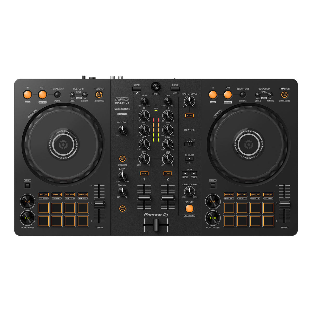 Pioneer DDJ-FLX4 2-channel DJ controller for multiple DJ applications