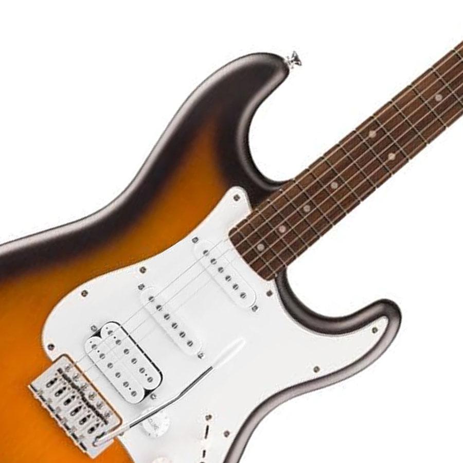 Fender Squier Debut Series Stratocaster HSS LRL WPG Electric Guitar – 2-Tone Sunburst