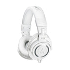 Audio-Technica ATH-M50x WH Over-Ear Professional Studio Monitor Headphones-White