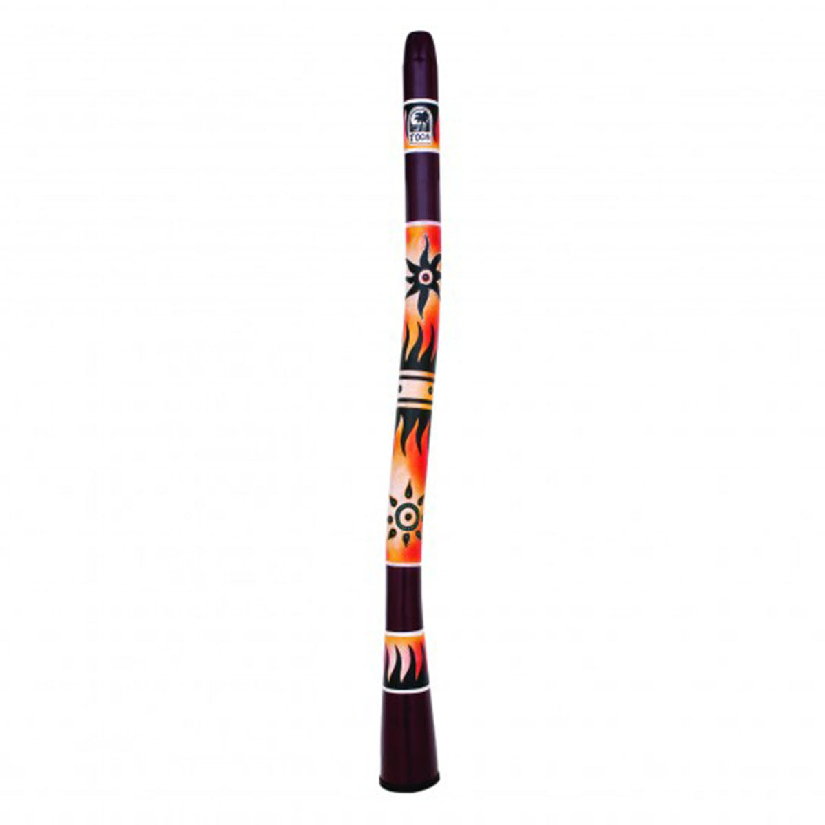 Toca DIDG-CTS Curved Didgeridoo - Tribal Sun
