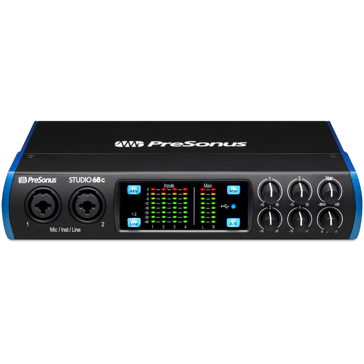 Presonus Studio 68c 6 inputs/6 outputs USB C Audio Interface
