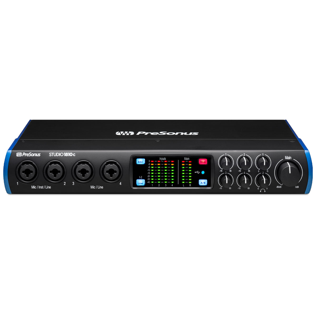 Presonus Studio 1810c 18 inputs/8 outputs USB C Audio Interface