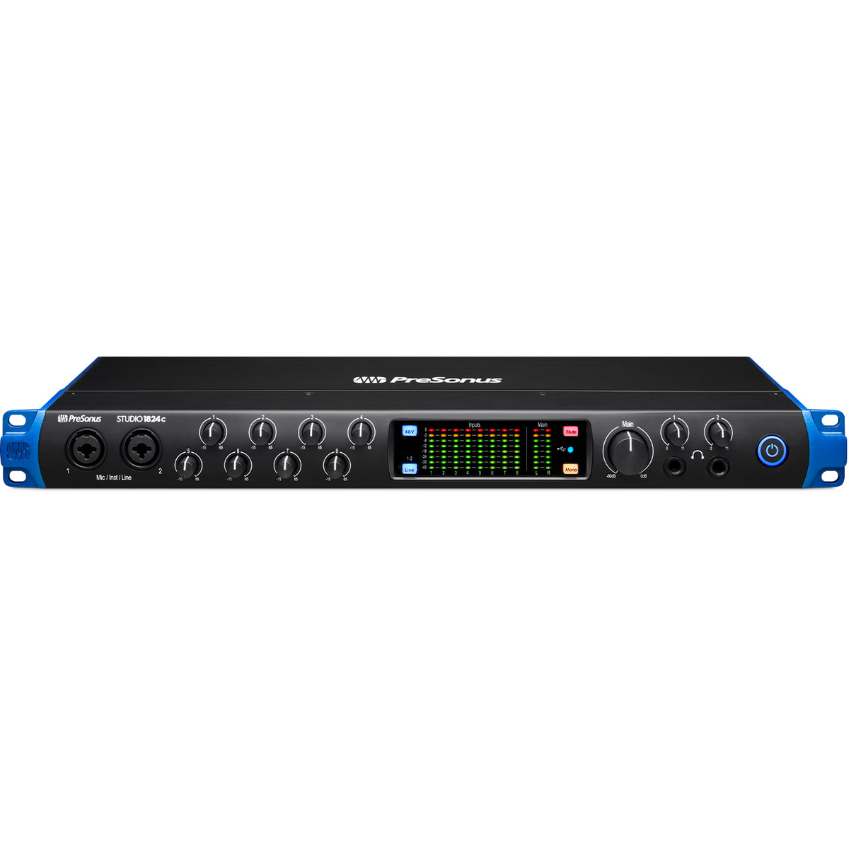 Presonus Studio 1824c 18-in/18-out USB-C Audio Interface with 8 XMAX Preamps