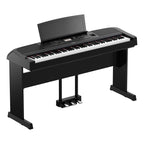 Yamaha DGX670B Portable Grand Digital Piano with Wooden Stand - Pedal unit and Adapter