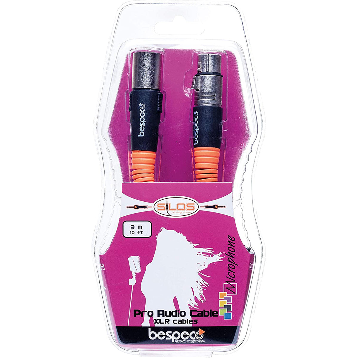 Bespeco SLFM450 XLR 3 Pole Female to XLR 3 Pole Male, 4.5 meter
