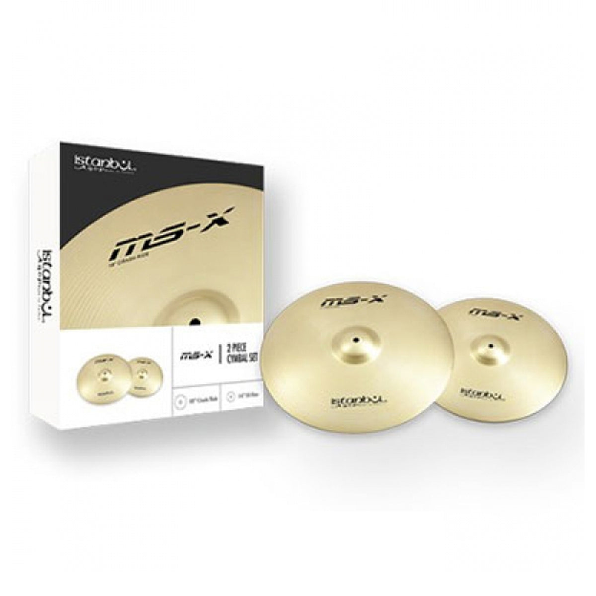 ISTANBUL IMSXMS2 MS-X 2-PIECE CYMBAL SET 14 16