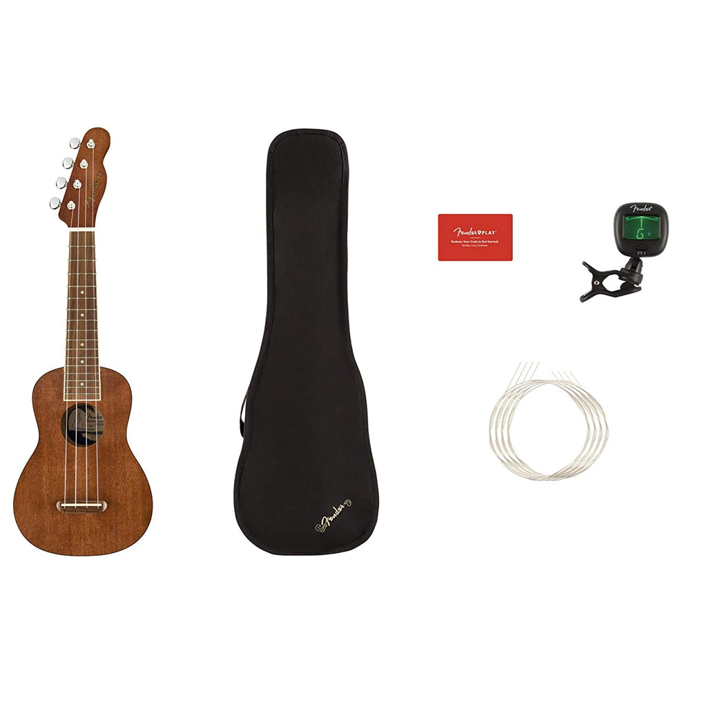 FENDER SEASIDE SOPRANO UKULELE PACK