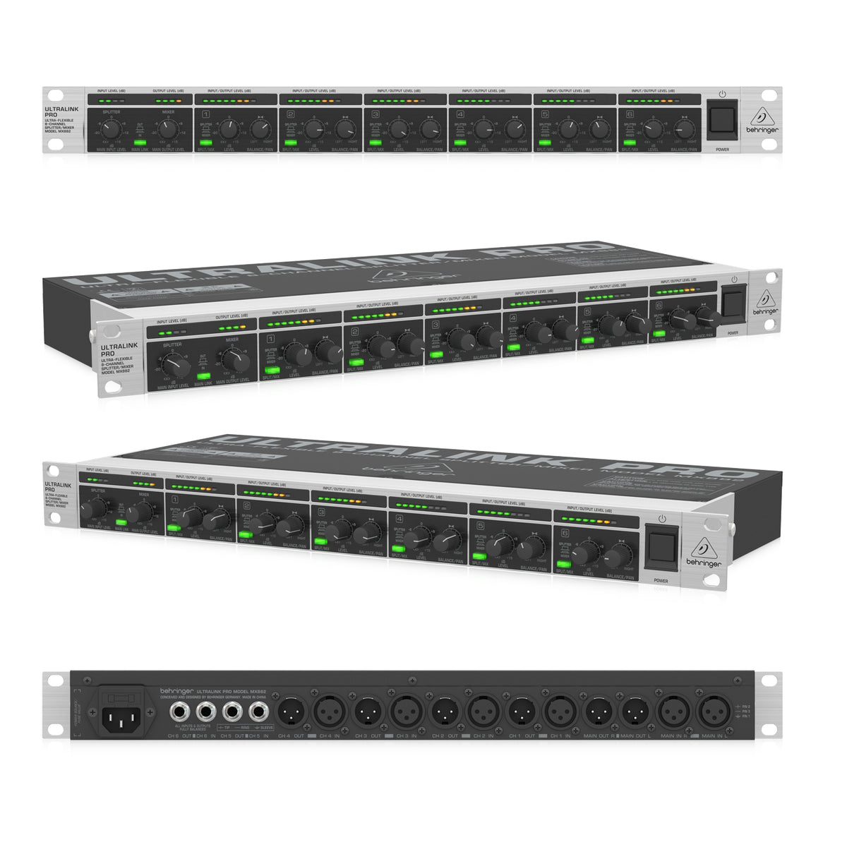 Behringer Ultralink Pro MX882 Ultra-Flexible 8 Channel Splitter/Mixer