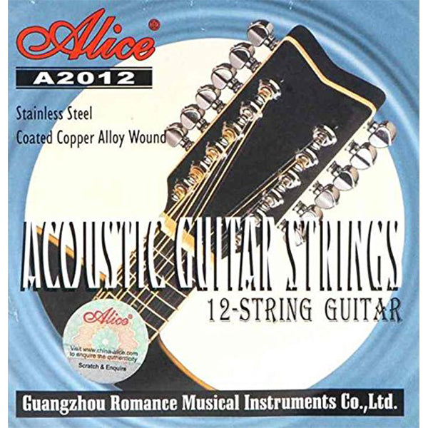Alice A2012 12-string Acoustic Guitar Strings
