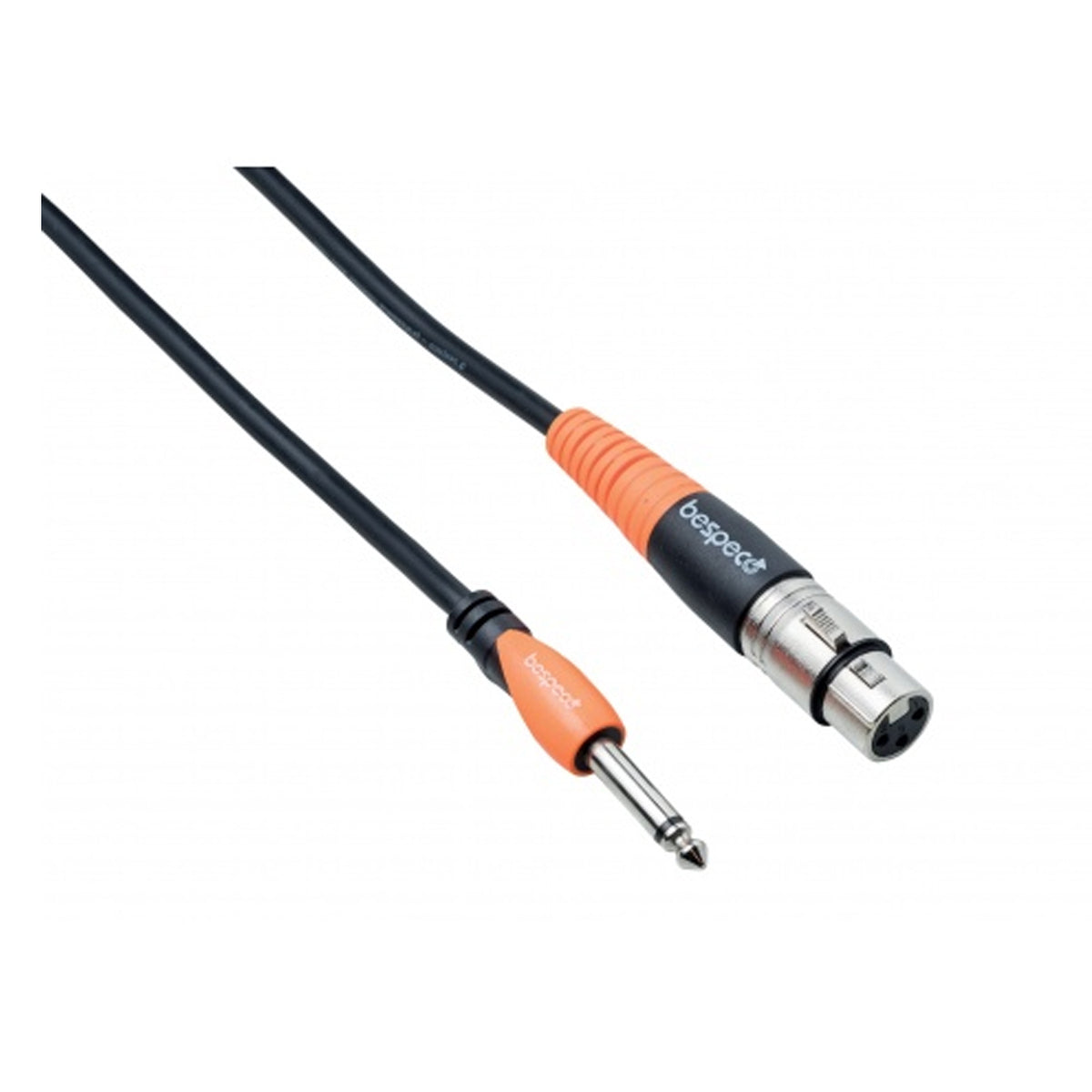 Bespeco SLJF600 Jack Mono to XLR 3 Pole Female Microphone Cable- 6 meters