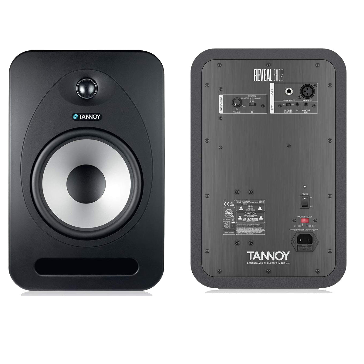 Tannoy Reveal 802 Studio Monitor - Pair