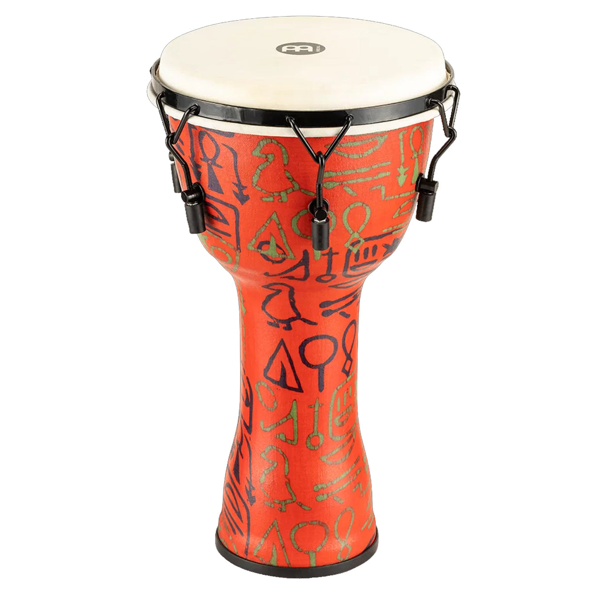 Meinl MECHANICAL TUNED TRAVEL SERIES DJEMBE GOAT HEAD 10Inch PHARAOH´S SCRIPT - PMDJ1-M-G