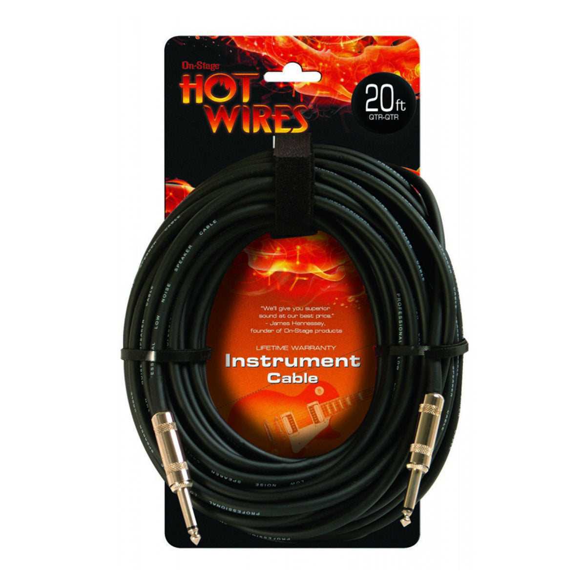 On-Stage IC-20Instrument Cable 20ft