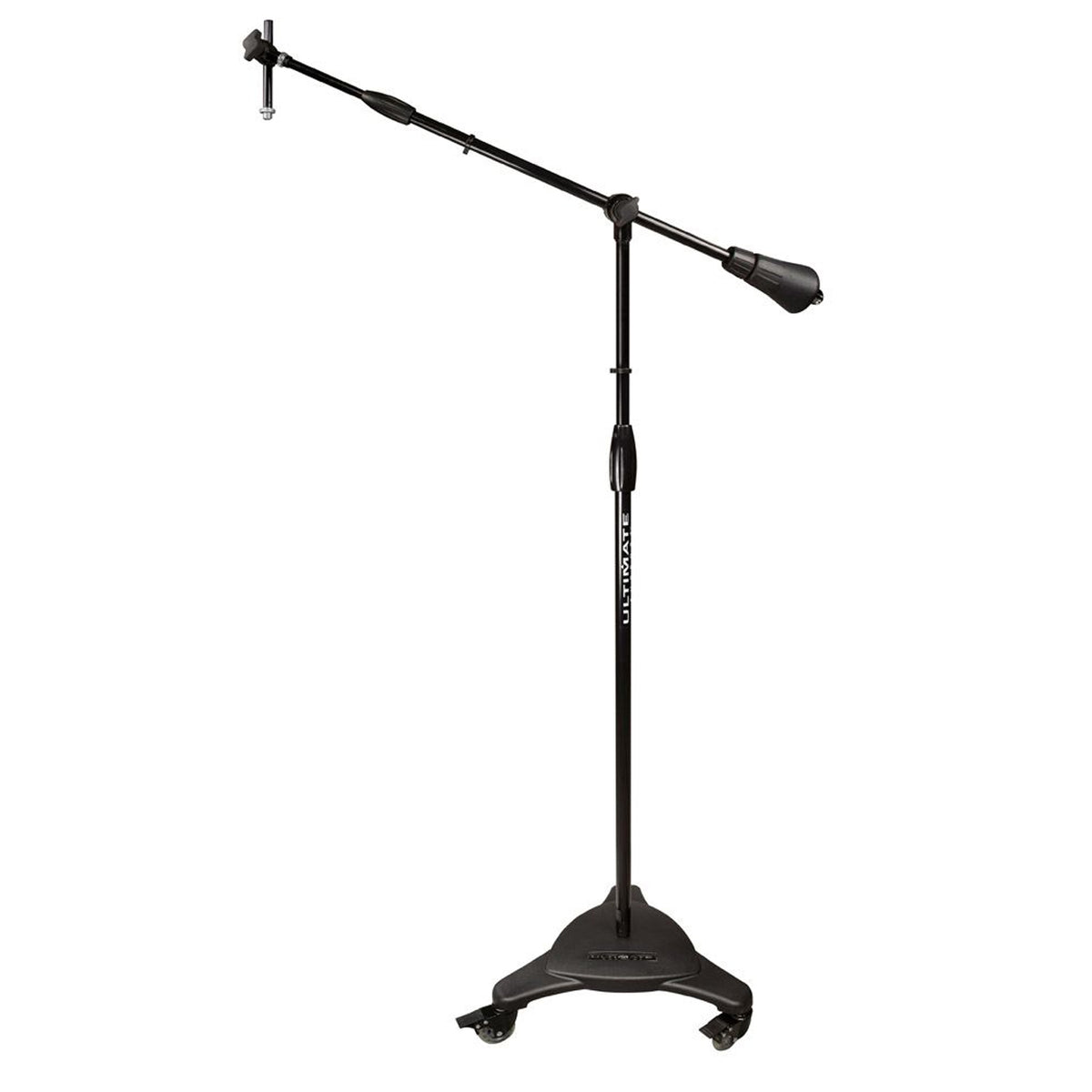 Ultimate Support MC-125 Professional Microphone Boom Stand with Adjustable Counter Weight Quarter-turn Clutch and Rollerblade
