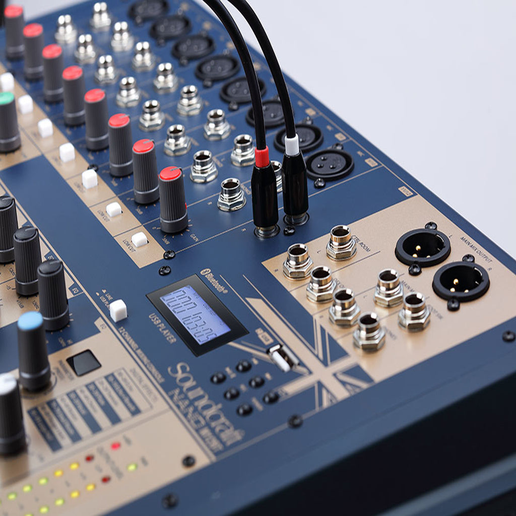 SOUNDCRAFT Nano M08BT 8-channel compact analog mixer supporting Bluetooth
