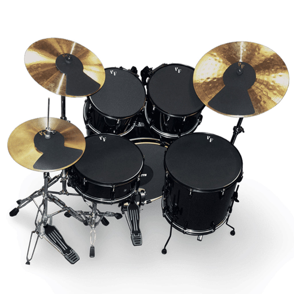 Vic Firth DRUM & CYMBAL MUTE PREPACK – 10”-12”-14”(2)-22