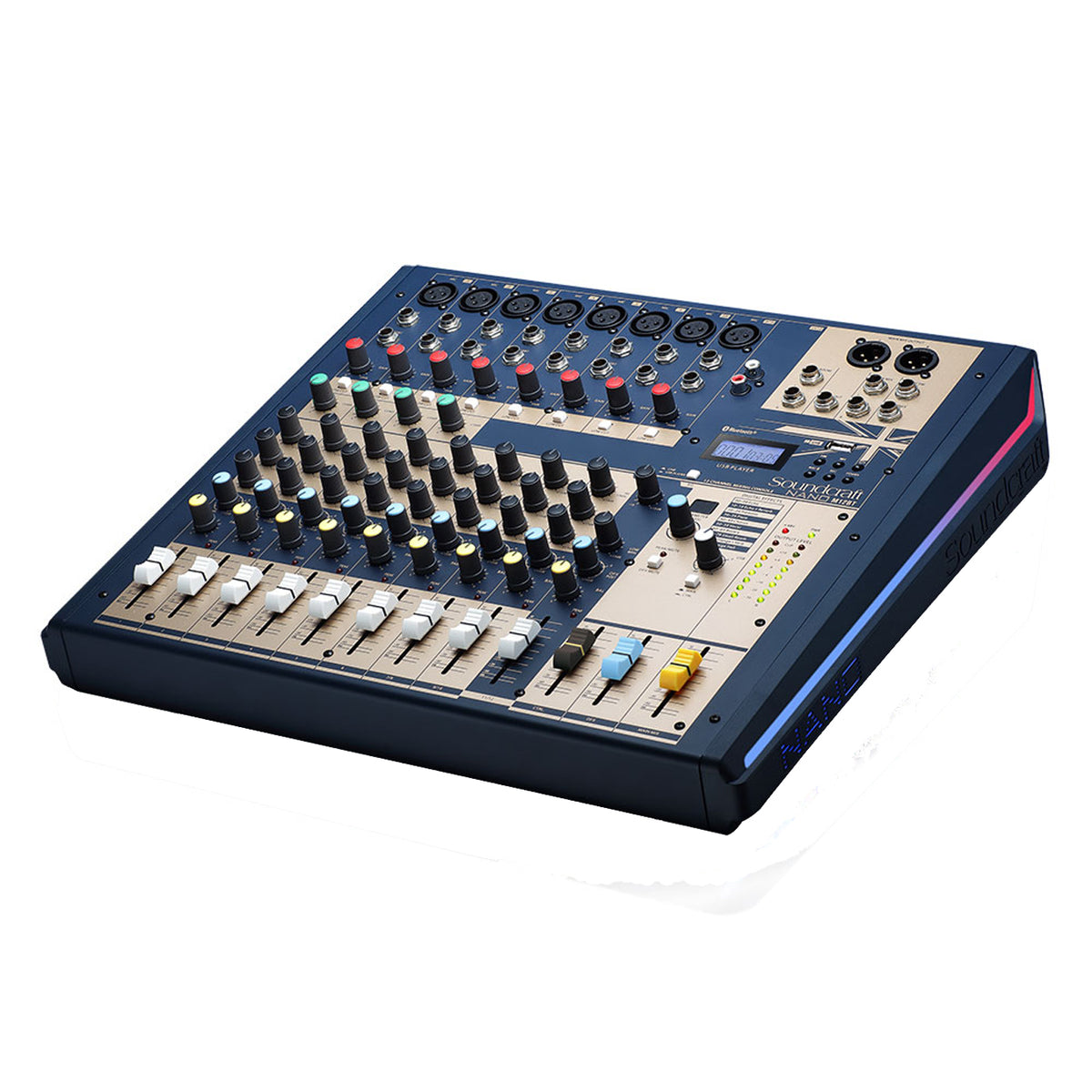 Soundcraft Nano M12BT Bluetooth-enabled 12-channel compact analog mixer