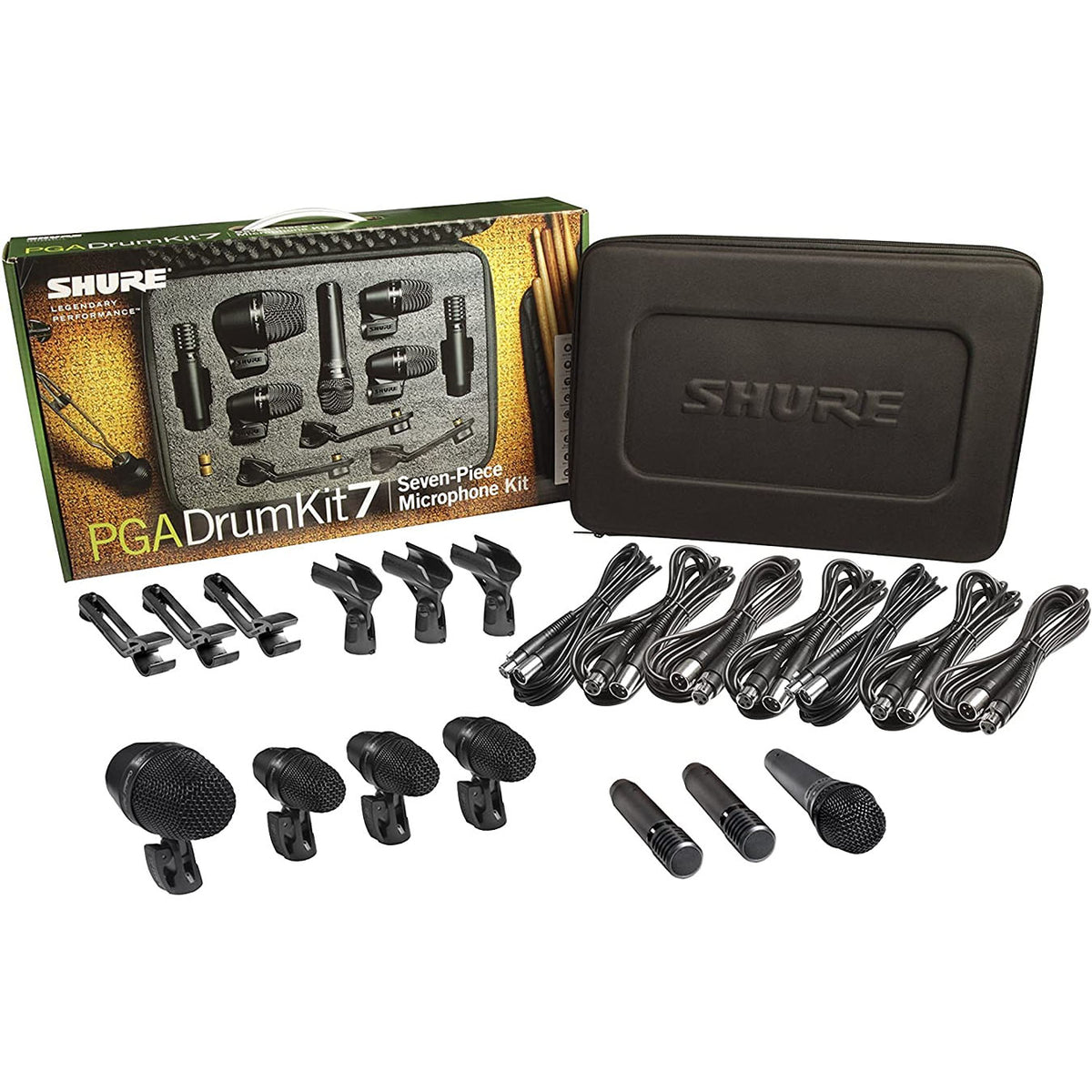 SHURE PGADRUMKIT7 7PC DRUMKIT PGA52- 57- 56(X3)- 81(X2)