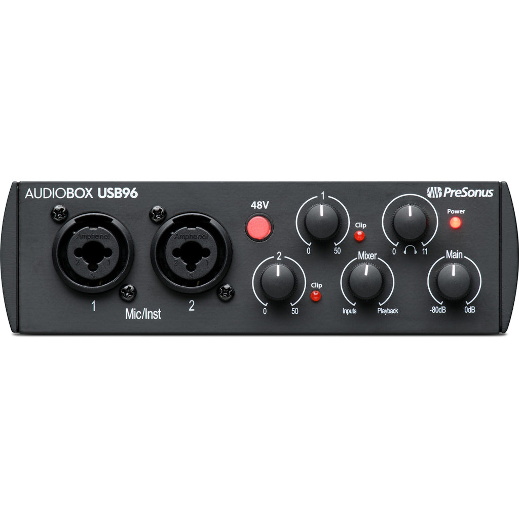 Presonus AudioBox USB® 96: 2x2 USB 2.0 Audio Interface 25th Anniversary Edition