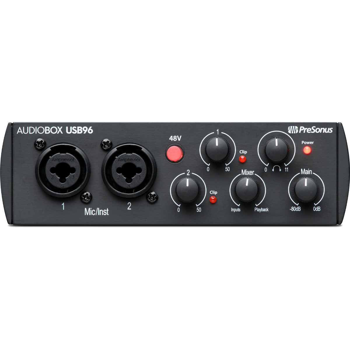 Presonus AudioBox USB® 96: 2x2 USB 2.0 Audio Interface 25th Anniversary Edition