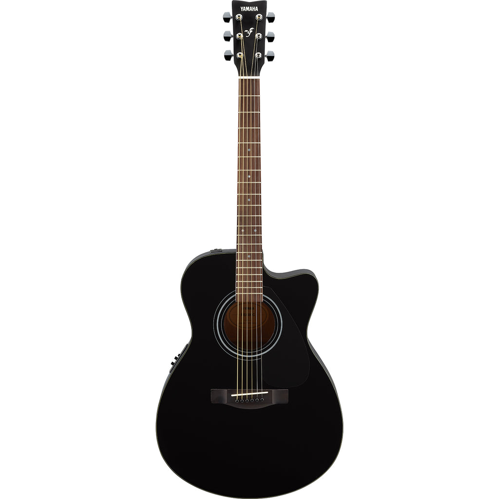 Yamaha FSX80C Concert Cutaway Semi-Acoustic Guitar- Black