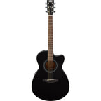 Yamaha FSX80C Concert Cutaway Semi-Acoustic Guitar- Black