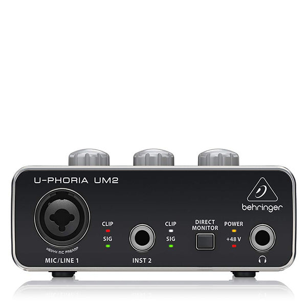 Behringer U-PHORIA UM2 2 x 2 Audio interface with USB 2.0