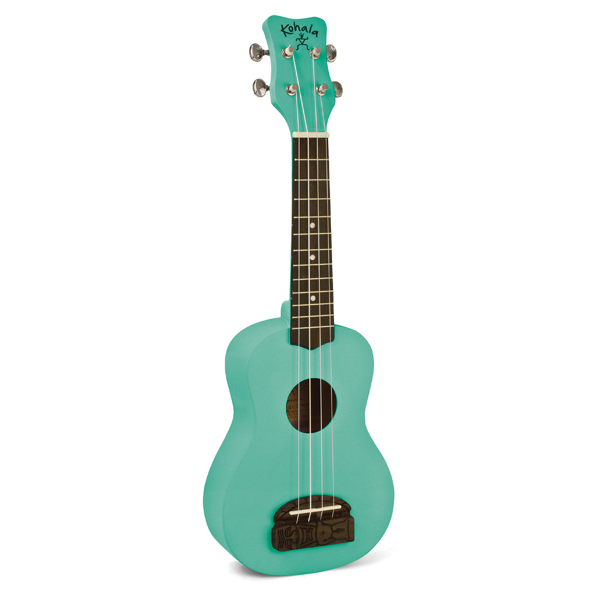 Kohala KT-SSG Tiki Uke Seafoam Green Soprano Ukulele