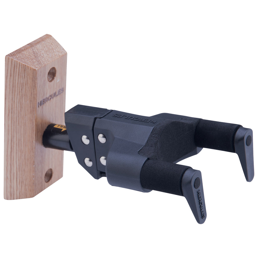 Hercules USP10WB AUTO GRIP SYSTEM (AGS) UKULELE HANGER, WOOD BASE