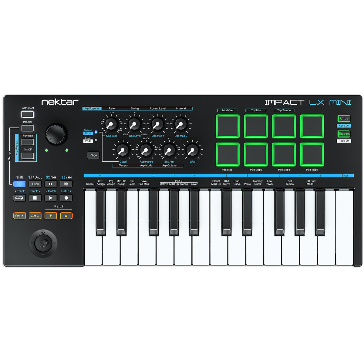 Nektar Impact LX Mini 25-key Midi Keyboard Controller