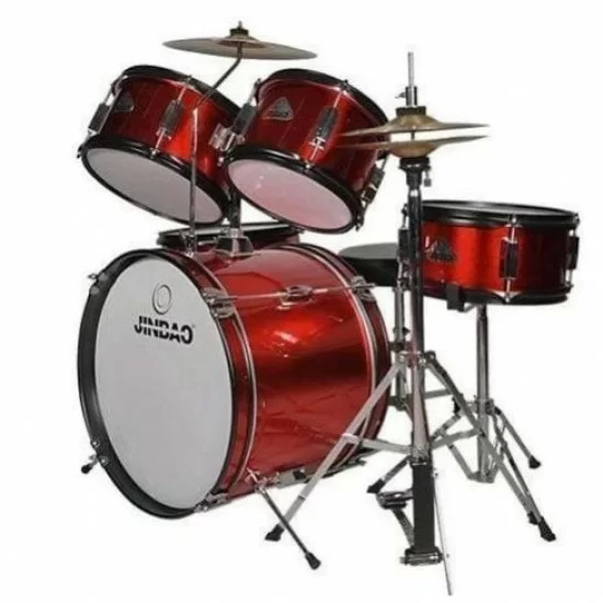 Jinbao JBJ1046 Junior Drum Set - Red