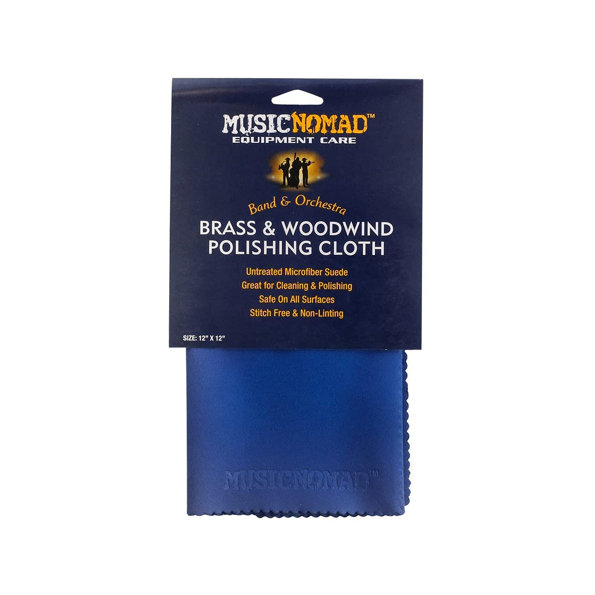 Music Nomad MN730 Brass and Woodwind Premium Microfiber Polishing Cloth