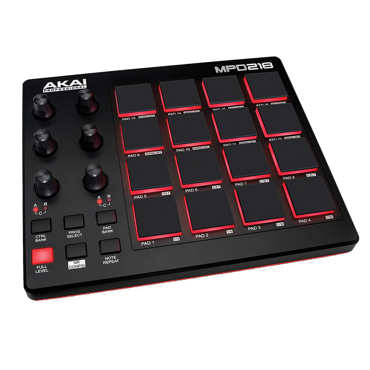 Akai Professional MPD218 Pad Controller with 16 LED Backlit MPC Pads