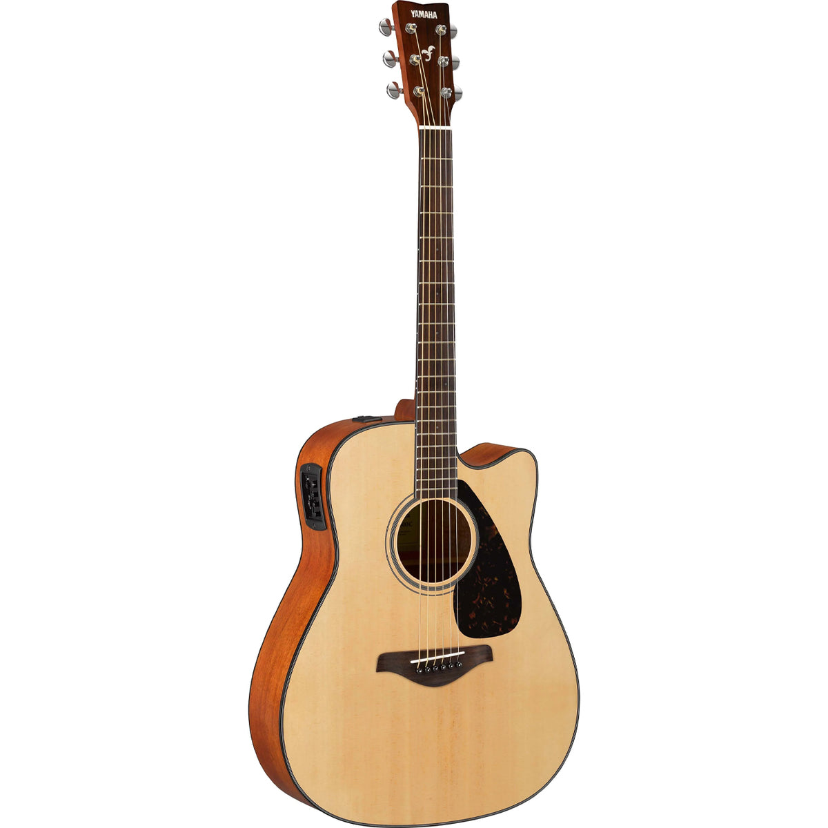 Yamaha FGX800C Solid Top Semi-Acoustic Guitar