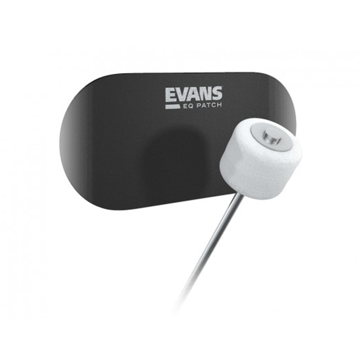 Evans EQPB2 EQ PATCH Black Nylon Double Patch
