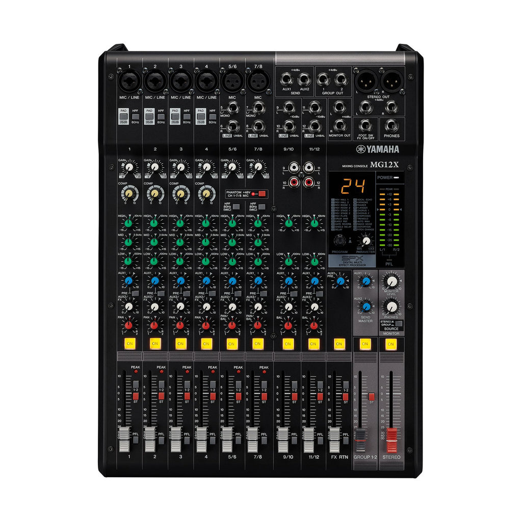 YAMAHA MG12X CV 12-Input Mixer with Built-In FX