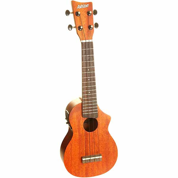 Ashton UKE220 Equalizer MH Cutaway Ukulele