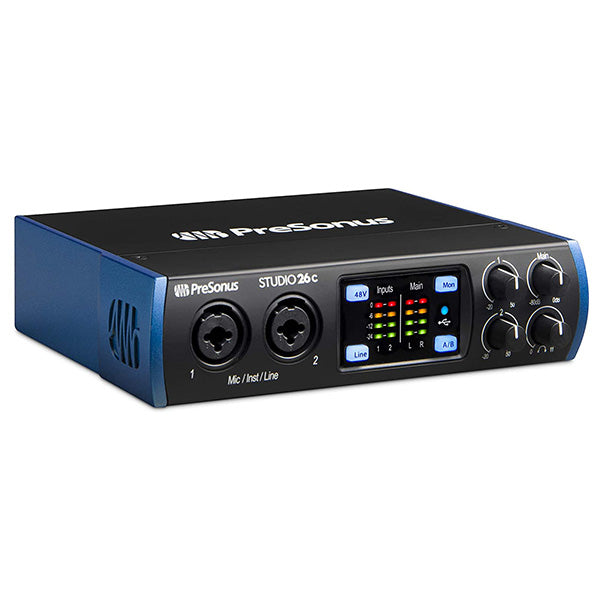 PreSonus Studio 26c 2x4 192 kHz USB-C Audio Interface