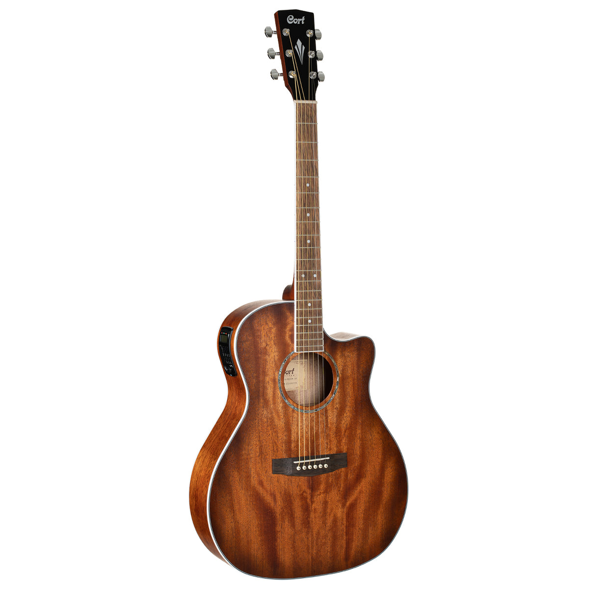Cort GA-MEDX M All Mahogany Electro-Acoustic Guitar