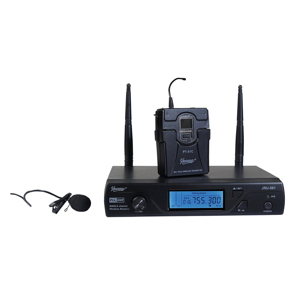 HAVANA JRU-561 / PT-51C / LT-11A Wireless Headset Microphone System