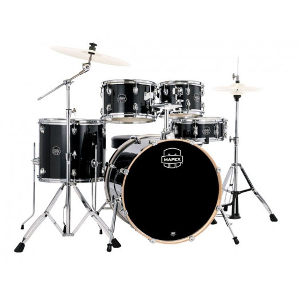 Mapex Drum Set Venus 5 pcs w/Hardware & Throne - BlackGalaxy Sparkle (cymbals not included)