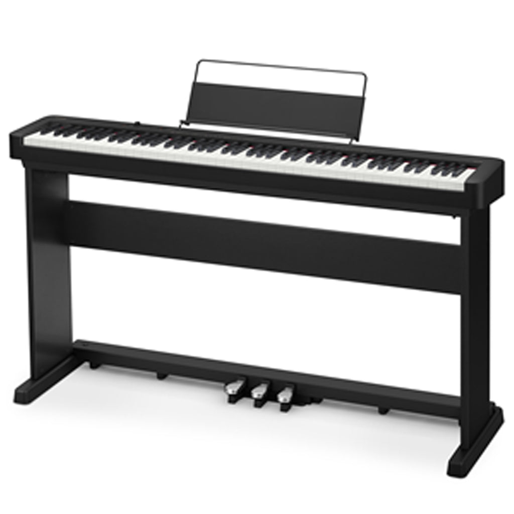 CASIO CDP-S160 BK 88-KEY DIGITAL PIANO with CS-470P Stand and Three pedal Unit