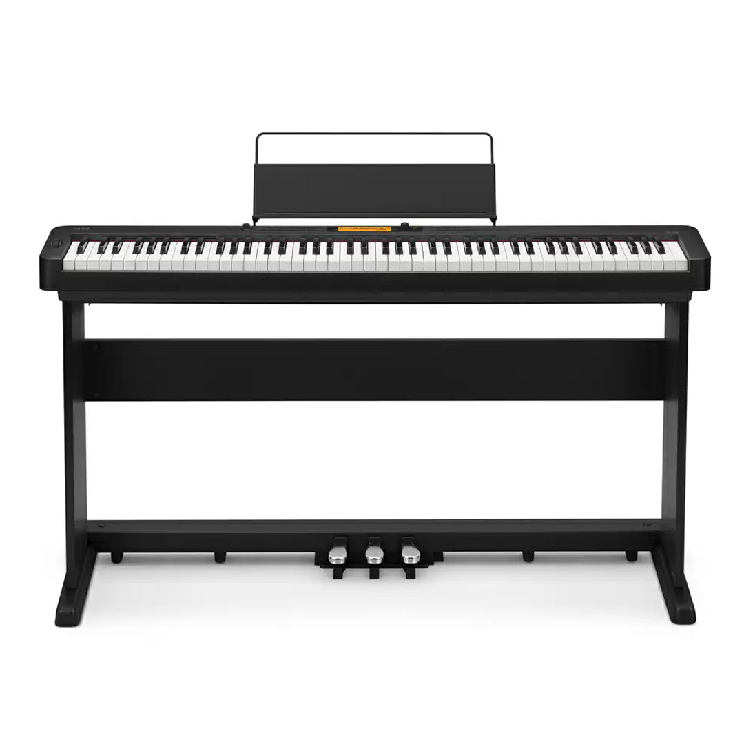 CASIO CDP-S360BK 88-KEYS DIGITAL PIANO with CS470P Stand and Pedal Unit
