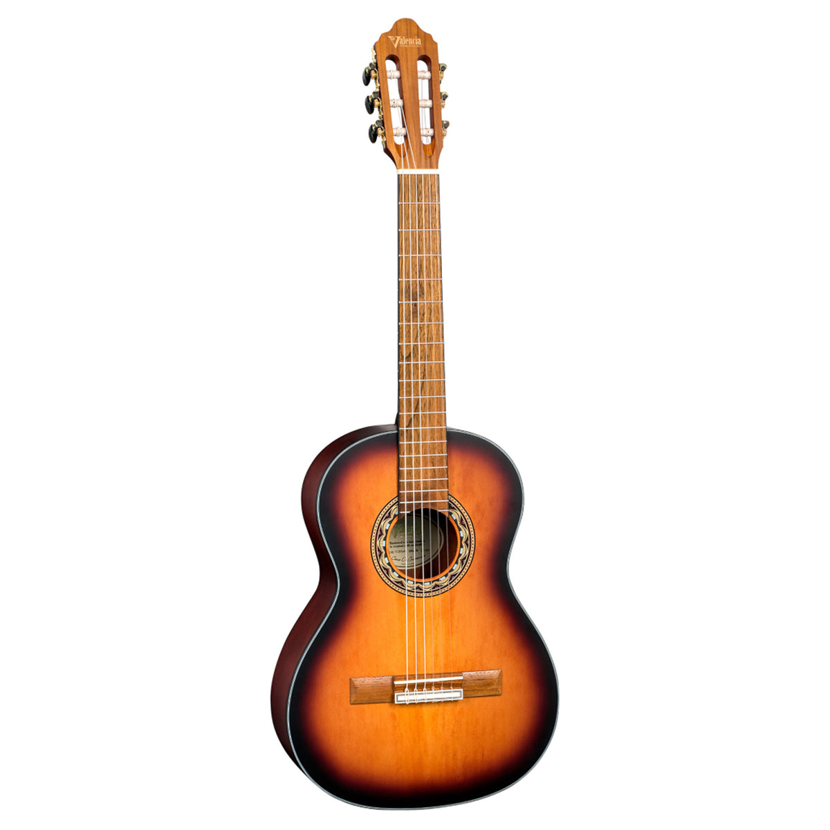 Valencia VC304 Classical Guitar Full Size Antique Sunburst