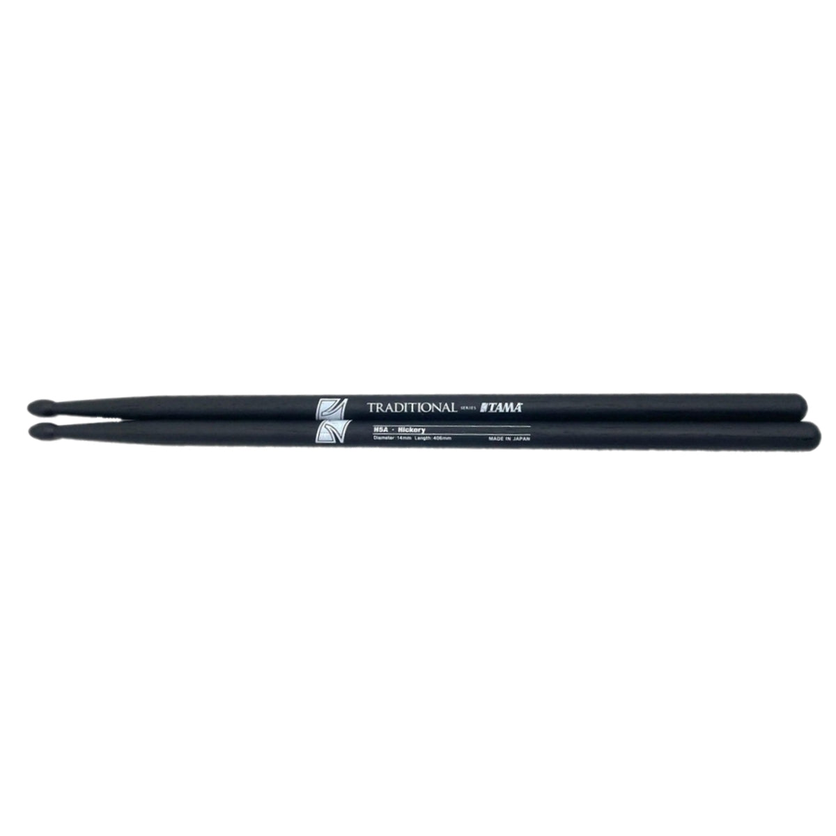 TAMA H5ABK72 Traditional Series 5A American Hickory Stick Matte Black Limited Edition