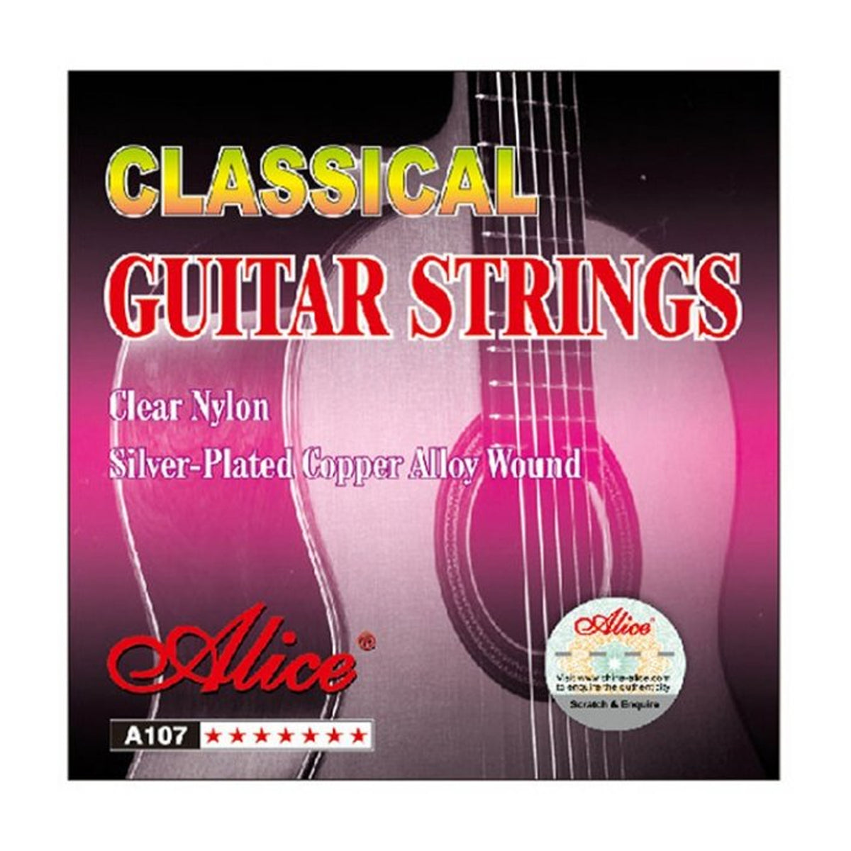 Alice A107N Nylon Classical Guitar String set