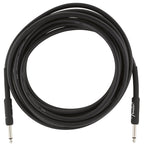 Fender PROFESSIONAL SERIES INSTRUMENT CABLES 15ft Straight- Straight - Black