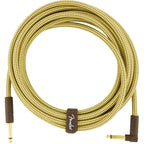 Fender DELUXE SERIES TWEED INSTRUMENT CABLES Straight-Angled 15ft