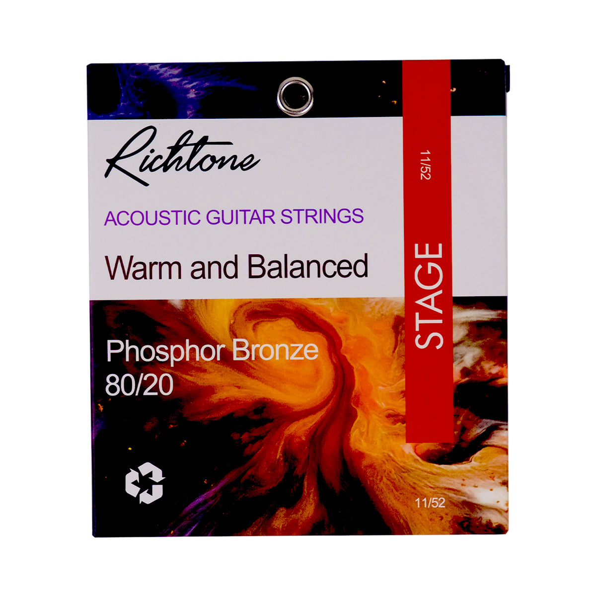 Richtone Acoustic guitar strings 11 gauge Stage series