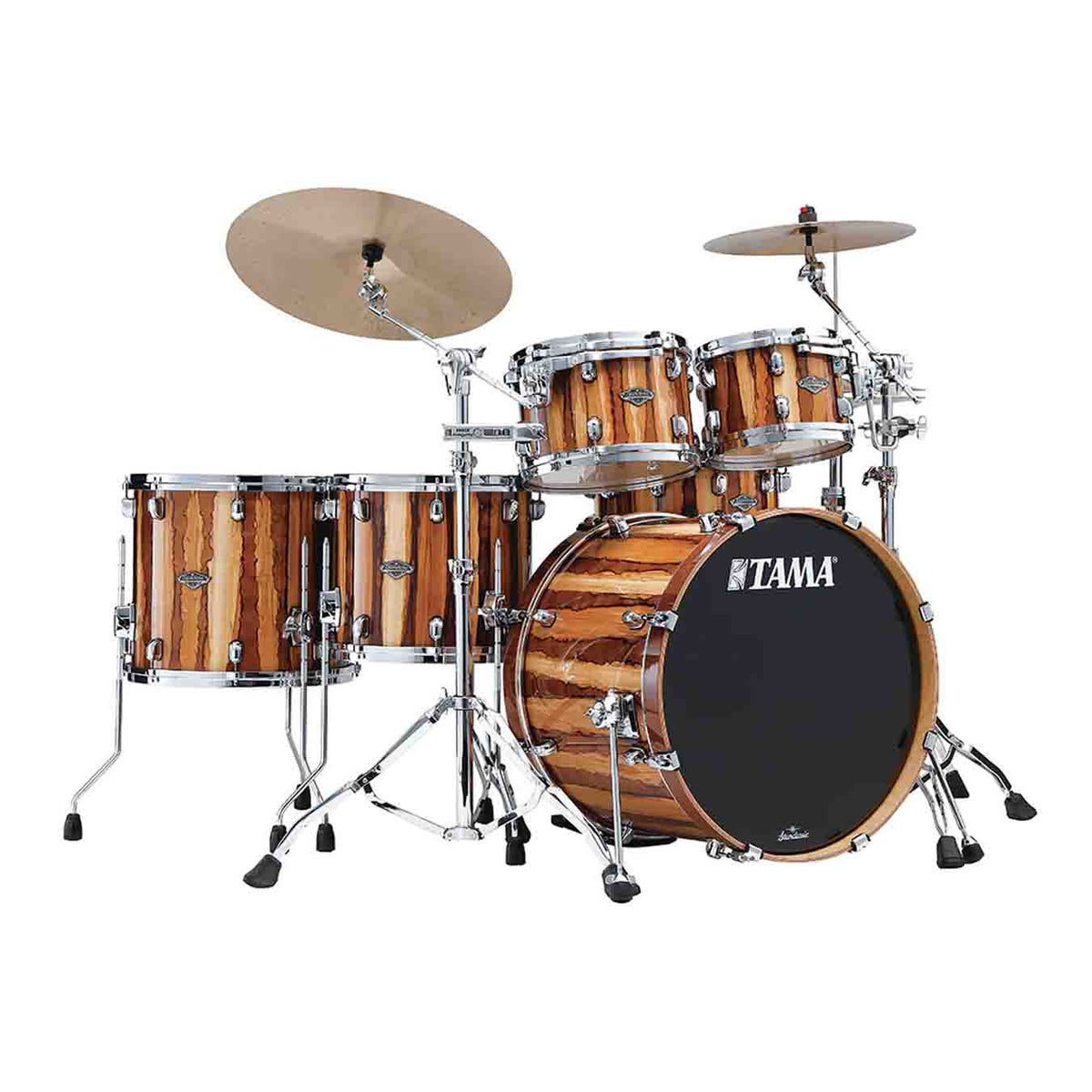 Tama Starclassic Performer 6 piece Drum Shell 22 MBS52RZS-CAR + MBSS55-CAR SHELL PACK - Caramel Aurora